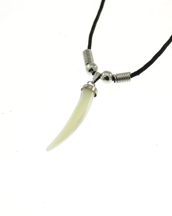 Ivory Tusk / Horn of Plenty Thong Necklace