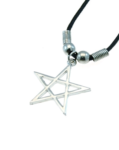 Pentagram Thong Necklace