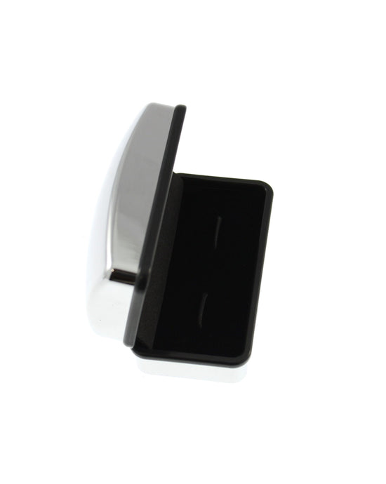 Silver Metal Cufflink Box
