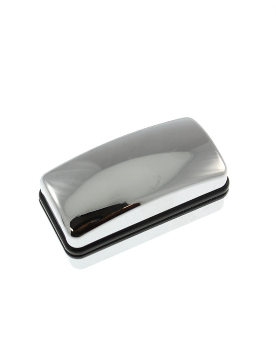 Silver Metal Cufflink Box