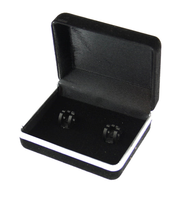 Black Velvet Cufflink Box