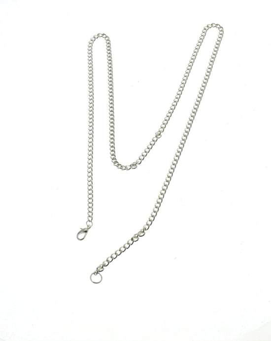 100m Silver Keychain or Necklace