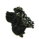 Polka Dot & Plain Frilly Ruffle Hair Scrunchies