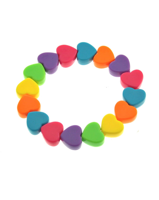 Multicolour Heart Bracelet
