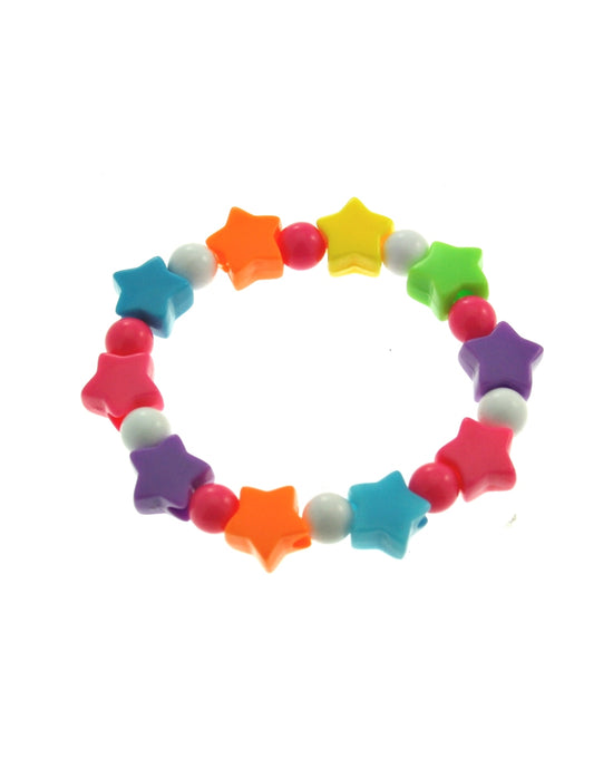 Multicolour & White Star Bracelet
