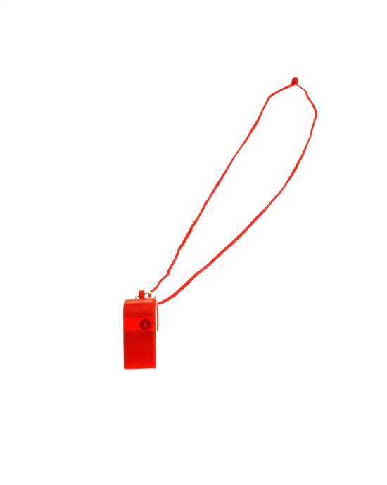 Lifeguard Red Whistles on Strings