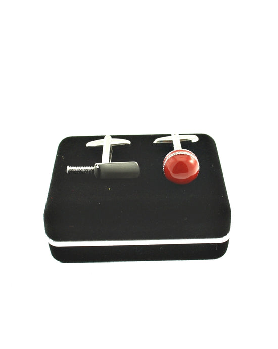 Cricket Bat & Ball Cufflinks