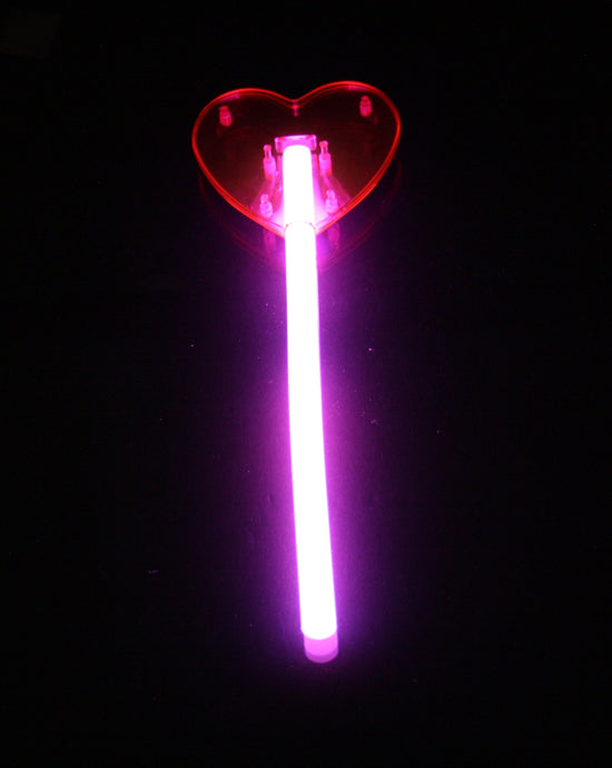 Assorted Glow Heart Wands