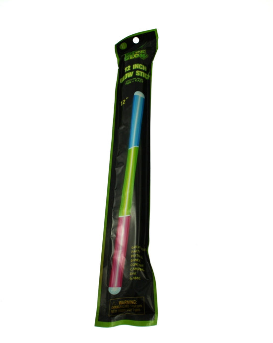 12 Pieces of 12 Inch Tricolor Glowstick