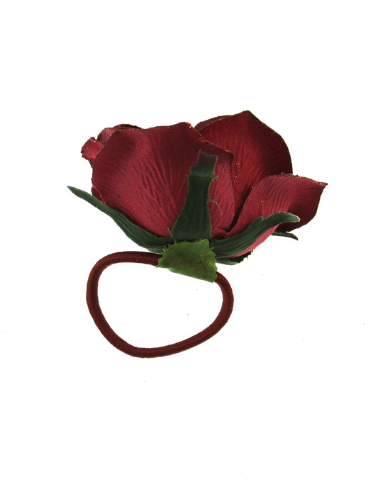 Glitter Rose on Elastic Hair bands