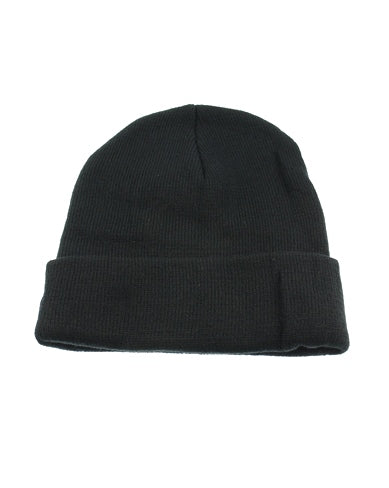 Plain Black Beanie