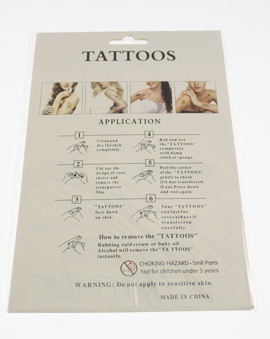 Metallic Temporary Tattoos