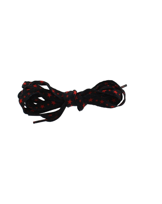 Pair of Black Stars Shoelaces