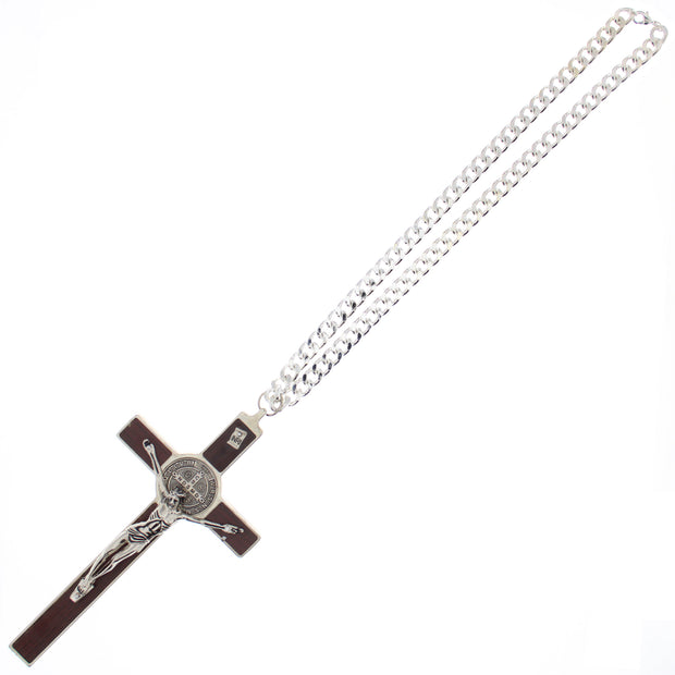Huge Crucifix Chunky Chain Necklace