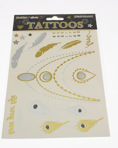 Metallic Temporary Tattoos