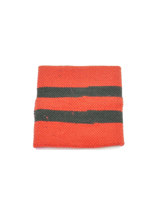 Black Stripes on Red Spandex Sweatbands