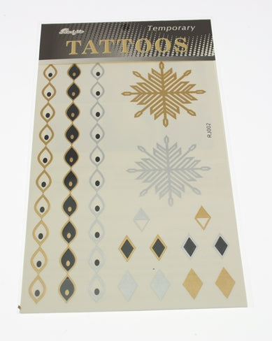 Metallic Temporary Tattoos