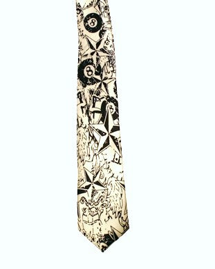 Star and 8-Ball Tie