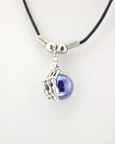 Assorted Skeleton Hand with Ball Thong Necklace