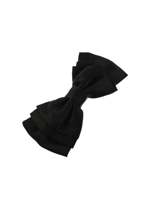 Large Triple Bow on Concord Clip & Brooch