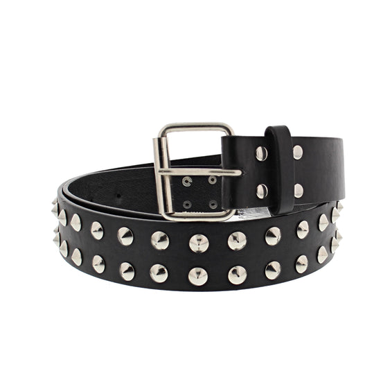 2 Row Conical PU Studded Belt