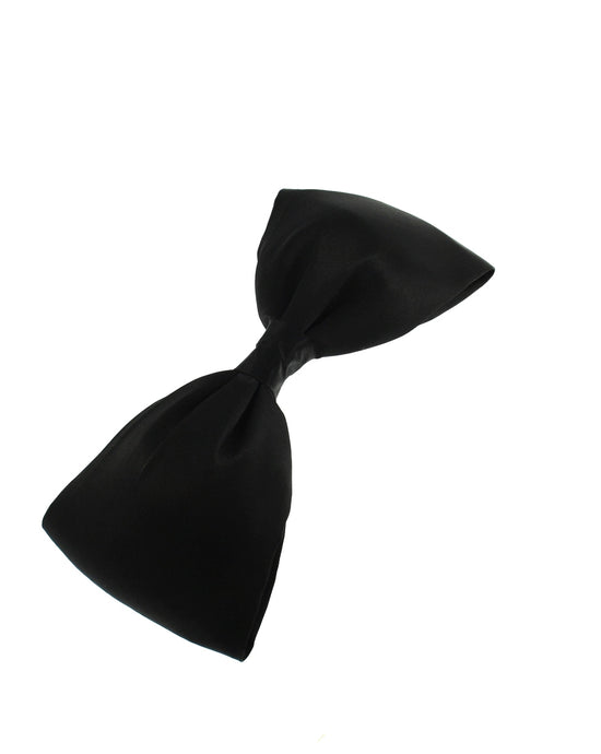 Very Large Satin Bow on Crocodile Clip