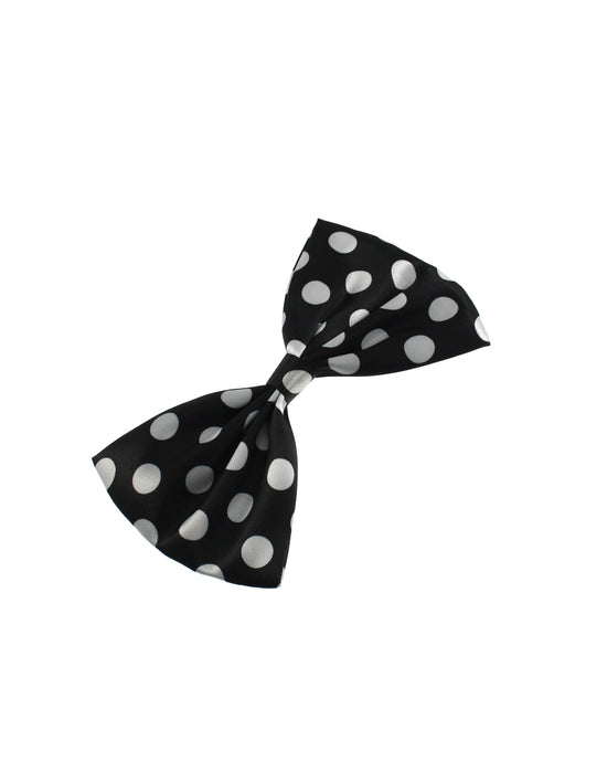 Large Polka Dot Bow on crocodile clip