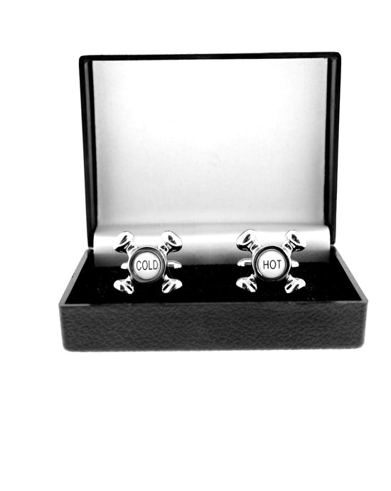 Hot & Cold Tap Cufflinks