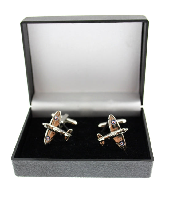 Spitfire Fighter Plane Cufflinks