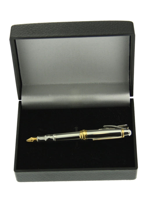 Fountain Pen Crocodile Tie Clip