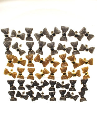 Earrings 8pr Silver, 8pr Gold, 8pr Haemitite