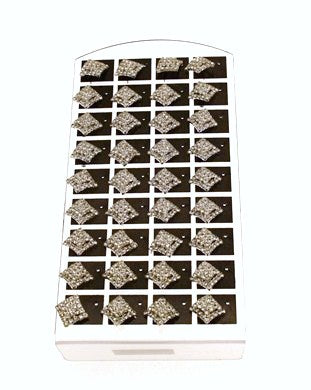 Stone Square-Shaped Earrings