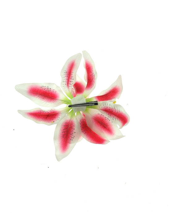 Large Lilies on Concord Hair Clip