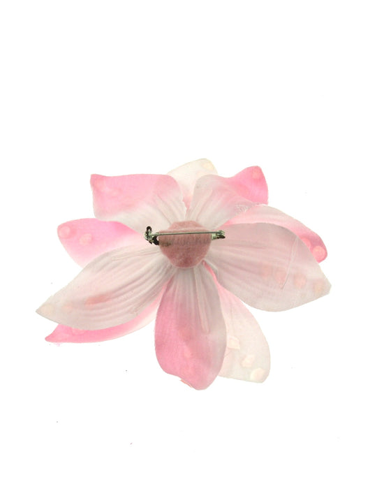 Pastel Jewelled Flowers on Brooch Pin