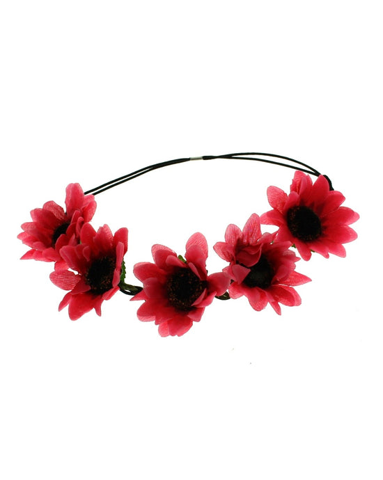 Sunflower Elastic Headband Hair Wreath