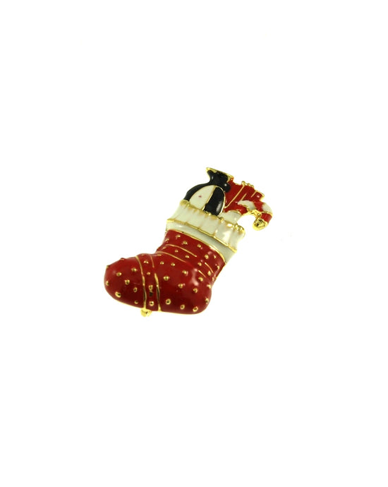 Christmas Stocking Brooch