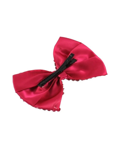 Pink Stone Bow Concord Clip