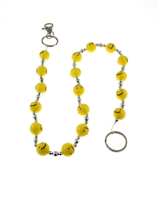 Smiley Ball Keychain