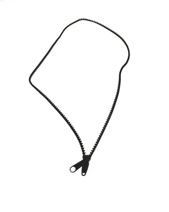 Black Zip Necklace