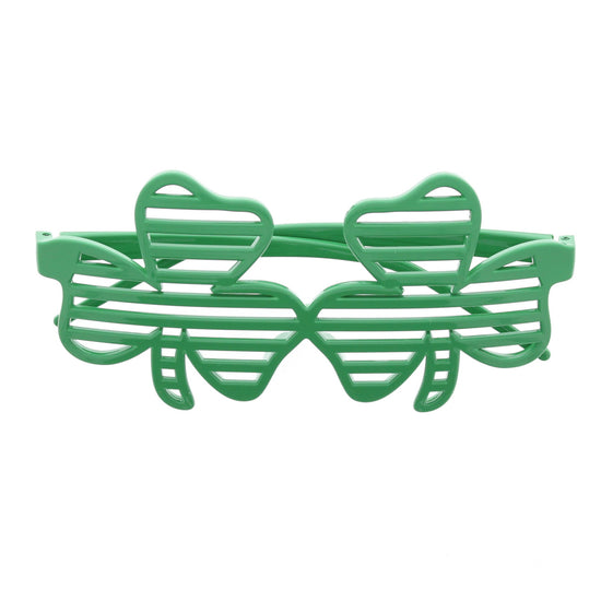 Jade Green Clover Leaf Shutter Shades
