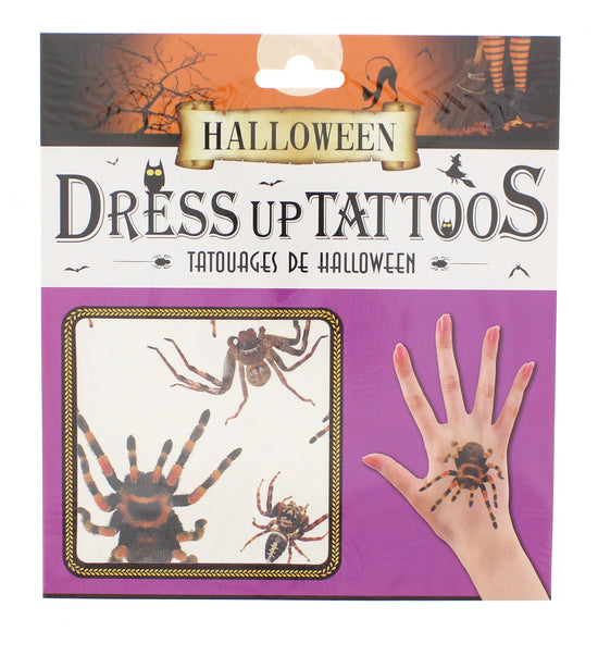 Halloween Spider Hand Sticker Tattoos