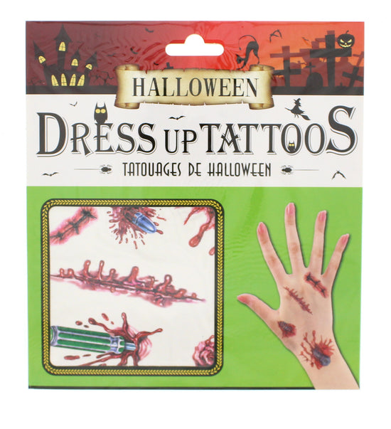 Halloween Wound & Scratches Hand Sticker