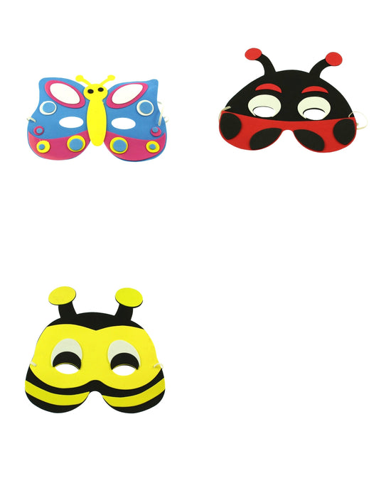 Assorted Children's Insect Foam Masks