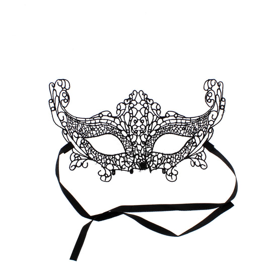 Mysterious & Dark Lace Masquerade Mask