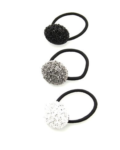 Rectangular Rose Design on Hair Elastic