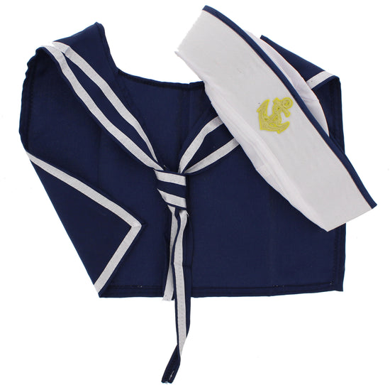 Fancy Dress Sailor Hat & Scarf Set