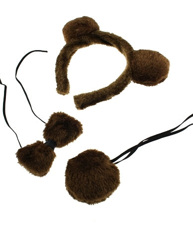 Brown Bear 3 Piece Set