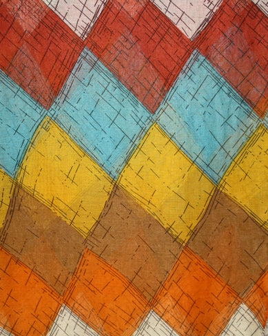 Assorted Patchwork Print Scarves