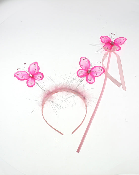 Butterfly Headbopper & Wand Set