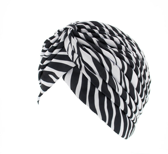 Zebra Print Turban